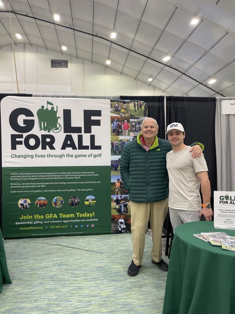 Fred Corcoran and Cameron Bartolomeo of Golf For All 