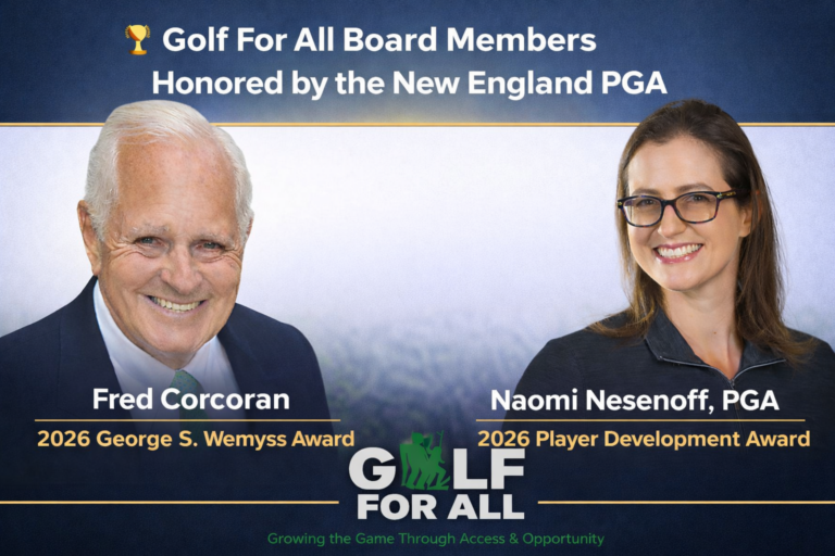 Golf For All NEPGA Award Winners